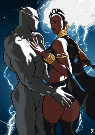 T'Challa and Ororo