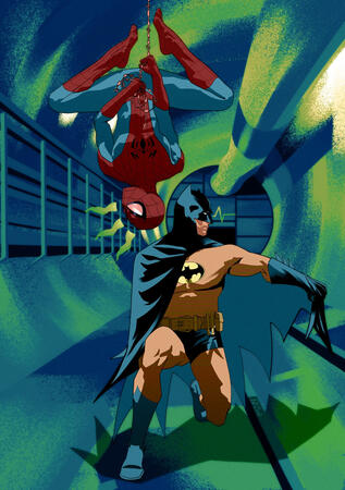 Spider Man e Batman Crossover